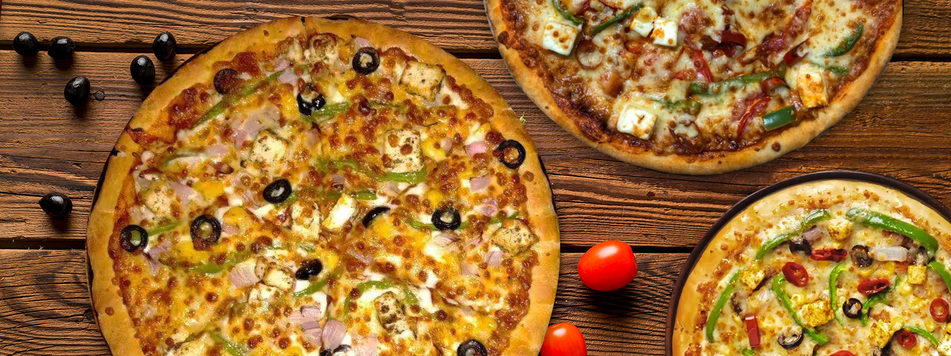 Hand-tossed La Pino'z pizzas fresh from the oven